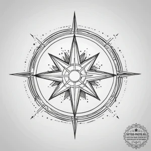 Tattoo sketch a zodiac constellation with a s... - эскиз тату (№1753760224_0, 29.07.2025 03:37) — tattoo-photo.ru