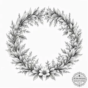 Tattoo design a garden gate or a front door w... - эскиз тату (№1753765107_0, 29.07.2025 04:58) — tattoo-photo.ru