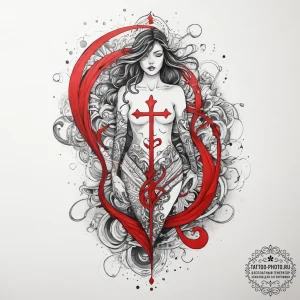 Tattoo sketch aquarius's water-bearer, pourin... - эскиз тату (№1753767056_0, 29.07.2025 05:30) — tattoo-photo.ru