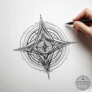Amulet symbol - эскиз тату (№1753772137_0, 29.07.2025 06:55) — tattoo-photo.ru