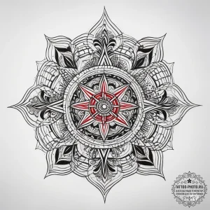 Yakuza (symbolism), tattoo line art, geometri... - эскиз тату (№1753774070_0, 29.07.2025 07:27) — tattoo-photo.ru