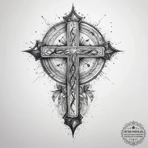 Tattoo design a philosophical quote about str... - эскиз тату (№1753774264_0, 29.07.2025 07:31) — tattoo-photo.ru