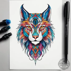 Tattoo design a family's unique "spirit anima... - эскиз тату (№1753778910_0, 29.07.2025 08:48) — tattoo-photo.ru