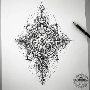 Tattoo sketch a network of strong, interconne... - эскиз тату (№1753804502_0, 29.07.2025 15:55) — tattoo-photo.ru