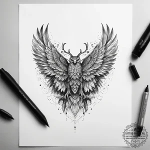 Tattoo sketch a word in a foreign language th... - эскиз тату (№1753807297_0, 29.07.2025 16:41) — tattoo-photo.ru