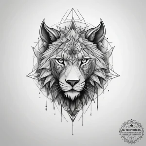 Tattoo design a solid block of ice, unyieldin... - эскиз тату (№1753815376_0, 29.07.2025 18:56) — tattoo-photo.ru