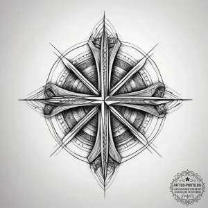 Tattoo design an abstract representation of "... - эскиз тату (№1753818874_0, 29.07.2025 19:54) — tattoo-photo.ru