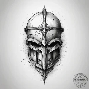 Tattoo sketch a medieval gauntlet holding a g... - эскиз тату (№1753827189_0, 29.07.2025 22:13) — tattoo-photo.ru