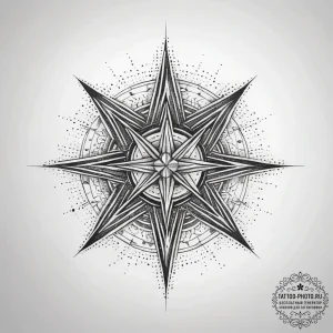 Tattoo design a static charge emanating from... - эскиз тату (№1753827573_0, 29.07.2025 22:19) — tattoo-photo.ru