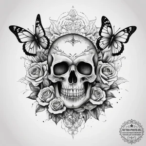 A human hand crumbling into butterflies, ink... - эскиз тату (№1753830283_0, 29.07.2025 23:04) — tattoo-photo.ru