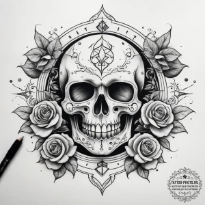 Tattoo sketch a zodiac glyph with its corresp... - эскиз тату (№1753832029_0, 29.07.2025 23:33) — tattoo-photo.ru