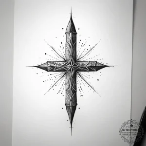 A fountain pen nib, tattoo sketch design, on... - эскиз тату (№1753832416_0, 29.07.2025 23:40) — tattoo-photo.ru