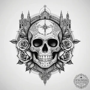 Tattoo design a retro character silhouette ag... - эскиз тату (№1753869063_0, 30.07.2025 09:51) — tattoo-photo.ru