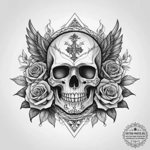 Tattoo sketch a gamer's entire setup from a b... - эскиз тату (№1753869650_0, 30.07.2025 10:00) — tattoo-photo.ru
