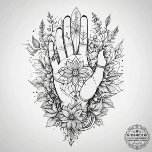 Tattoo sketch a vine wrapping around a human... - эскиз тату (№1753886664_0, 30.07.2025 14:44) — tattoo-photo.ru