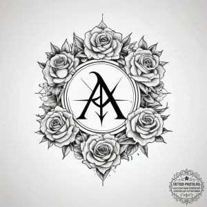 99. tattoo design: a minimalist "bereginya" r... - эскиз тату (№1753887635_0, 30.07.2025 15:00) — tattoo-photo.ru