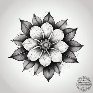 Tattoo sketch a subtle outline of a hip with... - эскиз тату (№1753888811_0, 30.07.2025 15:20) — tattoo-photo.ru