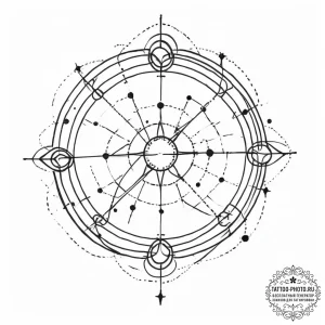 A constellation of a specific zodiac sign (is... - эскиз тату (№1753902152_0, 30.07.2025 19:02) — tattoo-photo.ru