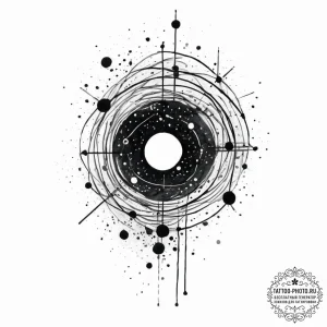 Tattoo design a personal constellation on the... - эскиз тату (№1753910858_0, 30.07.2025 21:27) — tattoo-photo.ru