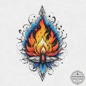 Tattoo sketch a pixelated explosion with smok... - эскиз тату (№1753913811_0, 30.07.2025 22:16) — tattoo-photo.ru