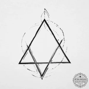 Tattoo design a small, simple geometric shape... - эскиз тату (№1753915212_0, 30.07.2025 22:40) — tattoo-photo.ru