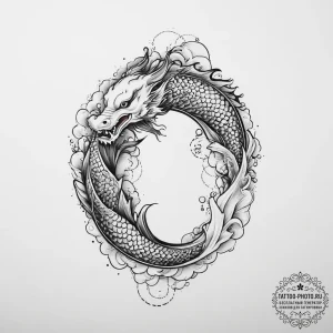 Tattoo sketch a child's initial in a bubble.,... - эскиз тату (№1753917804_0, 30.07.2025 23:23) — tattoo-photo.ru