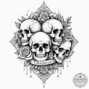 Tattoo sketch a word that transforms into an... - эскиз тату (№1753928989_0, 31.07.2025 02:29) — tattoo-photo.ru