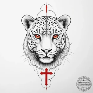 Leopard, tattoo flash sheet design, sketch ta... - эскиз тату (№1753930157_0, 31.07.2025 02:49) — tattoo-photo.ru