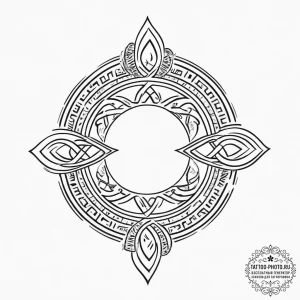 Tattoo design an ancient greek 'meander' patt... - эскиз тату (№1753931133_0, 31.07.2025 03:05) — tattoo-photo.ru