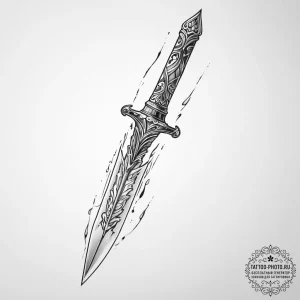 Blade - эскиз тату (№1753931714_0, 31.07.2025 03:15) — tattoo-photo.ru