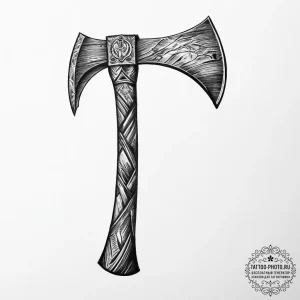 Axe - эскиз тату (№1753944155_0, 31.07.2025 06:42) — tattoo-photo.ru