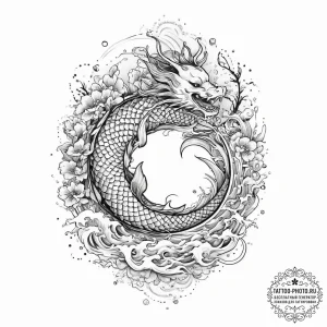 A qr code that links to a secret message, art... - эскиз тату (№1753945525_0, 31.07.2025 07:05) — tattoo-photo.ru