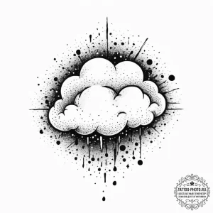 Tattoo sketch a small, whimsical drawing of a... - эскиз тату (№1753961120_0, 31.07.2025 11:25) — tattoo-photo.ru