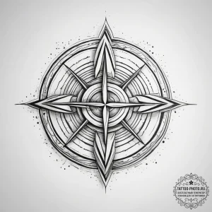 Tattoo design a textured, weathered stone eff... - эскиз тату (№1753980675_0, 31.07.2025 16:51) — tattoo-photo.ru