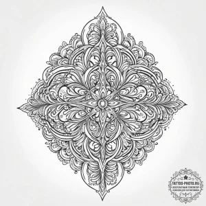 Sight, tattoo line art, ornamental tattoo, de... - эскиз тату (№1753982050_0, 31.07.2025 17:14) — tattoo-photo.ru