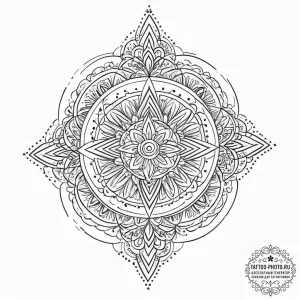 Tattoo sketch: a scene of a joyous slavic wed... - эскиз тату (№1753983076_0, 31.07.2025 17:31) — tattoo-photo.ru