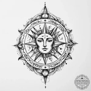 Tattoo design a watercolor splash of the zodi... - эскиз тату (№1753986729_0, 31.07.2025 18:32) — tattoo-photo.ru