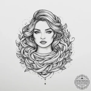 A person making fresh pasta from scratch., ta... - эскиз тату (№1753994155_0, 31.07.2025 20:35) — tattoo-photo.ru