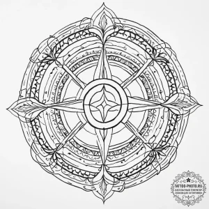 The great rune from elden ring, tattoo flash... - эскиз тату (№1753999801_0, 31.07.2025 22:10) — tattoo-photo.ru