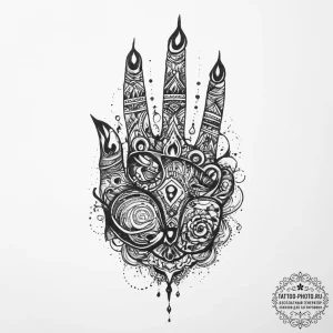 Tattoo design a gamer's hand on a mouse with... - эскиз тату (№1754002416_0, 31.07.2025 22:53) — tattoo-photo.ru