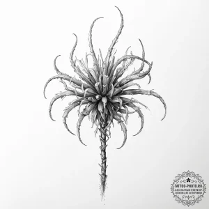 Cordyceps from the last of us - эскиз тату (№1754006532_0, 01.08.2025 00:02) — tattoo-photo.ru