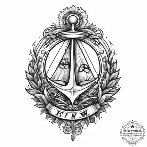 Alkonost, ink illustration for tattoo, old sc... - эскиз тату (№1754021066_0, 01.08.2025 04:04) — tattoo-photo.ru