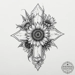 Tattoo design: a neo-traditional kolovrat, su... - эскиз тату (№1754022048_0, 01.08.2025 04:20) — tattoo-photo.ru