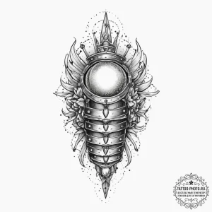 Tattoo sketch a medieval gauntlet holding a g... - эскиз тату (№1754024625_0, 01.08.2025 05:03) — tattoo-photo.ru