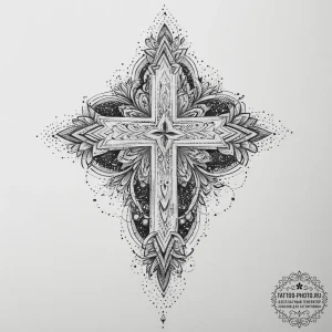 Tattoo sketch an abstract flow of energy betw... - эскиз тату (№1754027794_0, 01.08.2025 05:56) — tattoo-photo.ru
