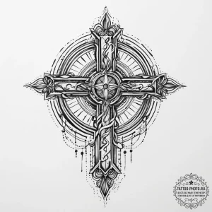 Tattoo design a zodiac symbol with a subtle '... - эскиз тату (№1754032951_0, 01.08.2025 07:22) — tattoo-photo.ru