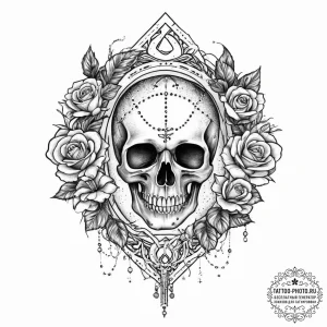 115. tattoo sketch: "istok" rune with subtle... - эскиз тату (№1754034729_0, 01.08.2025 07:52) — tattoo-photo.ru