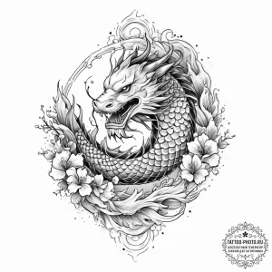 Tattoo design a textured, weathered stone eff... - эскиз тату (№1754037508_0, 01.08.2025 08:38) — tattoo-photo.ru