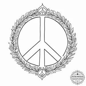 р сѓрѕр° рњрёсђ (world, peace, inner self) - эскиз тату (№1754045409_0, 01.08.2025 10:50) — tattoo-photo.ru