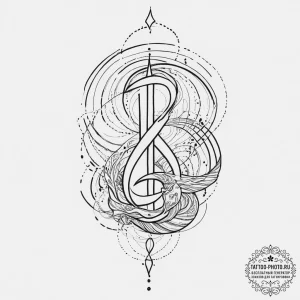 Tattoo sketch "i know" text for aquarius, wit... - эскиз тату (№1754046420_0, 01.08.2025 11:07) — tattoo-photo.ru
